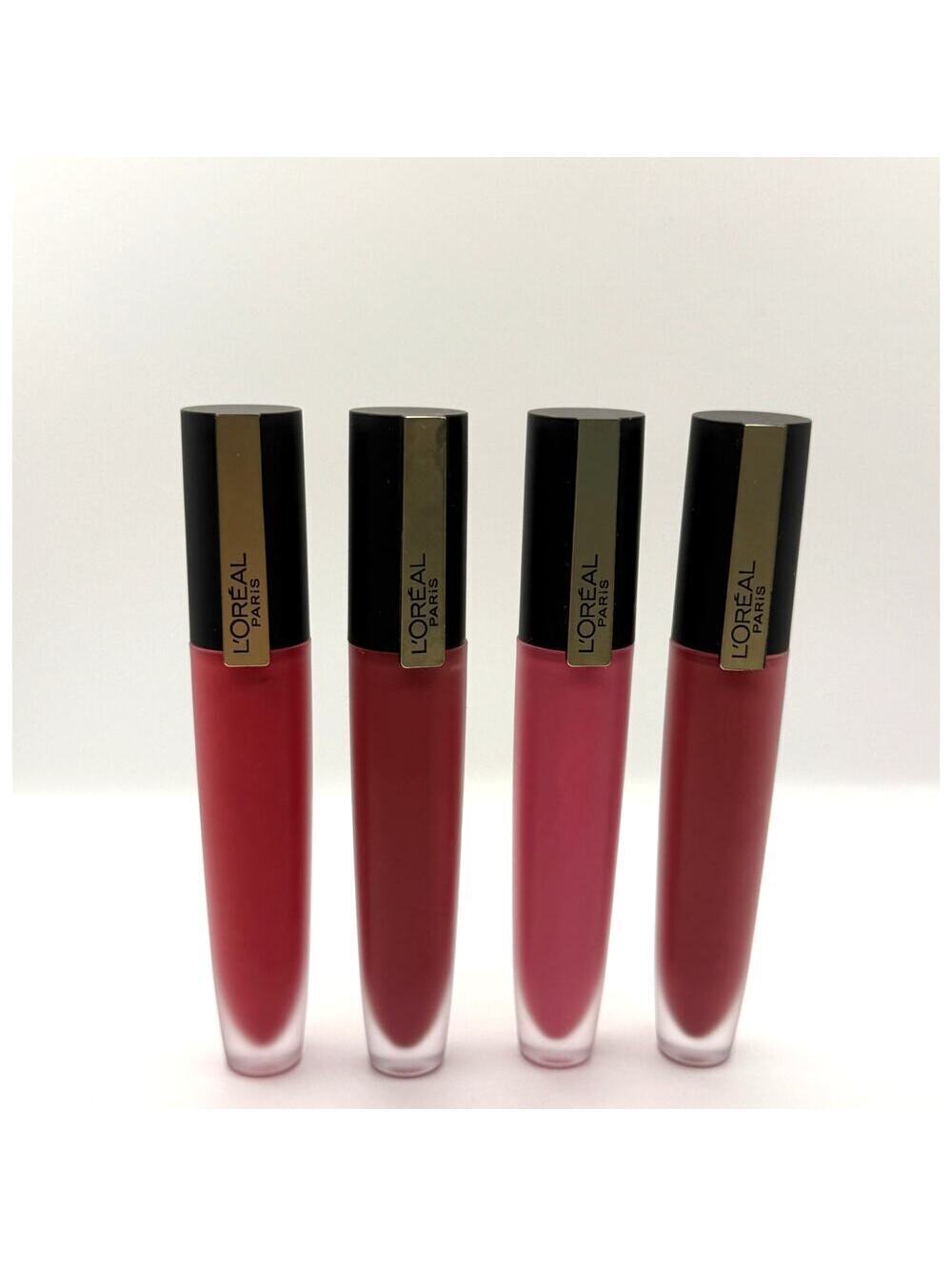 L’Oreal Rouge Signature Matte Liquid Lipstick 4 Piece Bundle